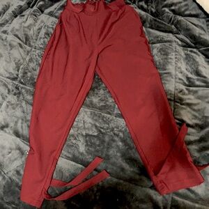 Cranberry work trouser
They are more muted than shown in picture 
Not bright red